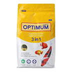 TUNAI Optimum Fish Food Super Premium 3in1 6% Spirulina Fish Food for Gold Fish, Koi, Cichlids & Other Carps and Pond Fish Varities, 100G,( Mini Pellets),All Life Stages