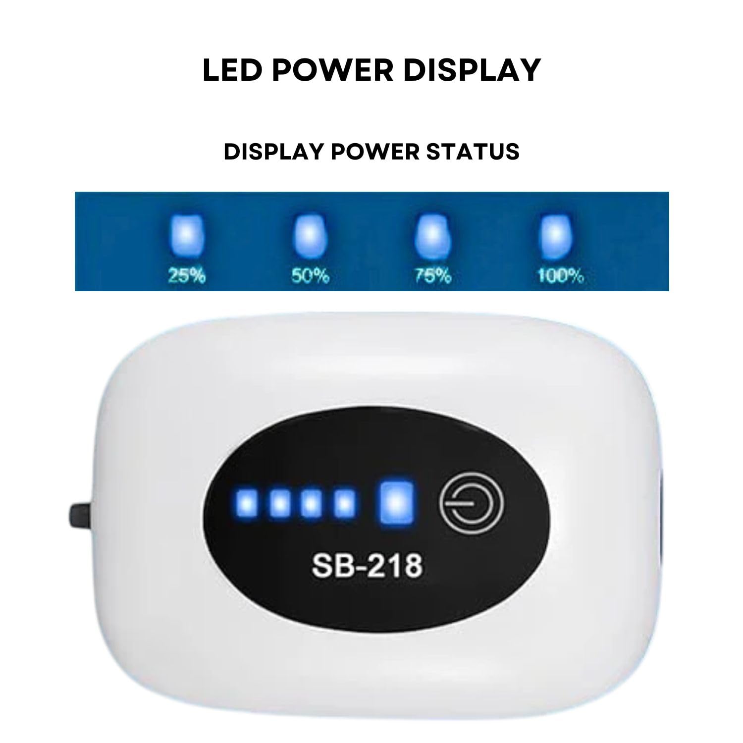 S0B0 SB-218 Air Pump for Aquarium Fish Tank |AC/DC Auto Convert Pump for Aquarium | Output: 3L/min | (Original from Tunai Store)