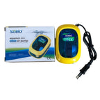 S0B0 SB-9903A Air Pump for Aquarium Fish Tank | Minimal Noise Output and Vibration | Adjustable Flow Rate | Single Outlet | Power: 3.5W | F.Max: 4.5L/min | Original from Tunai Store