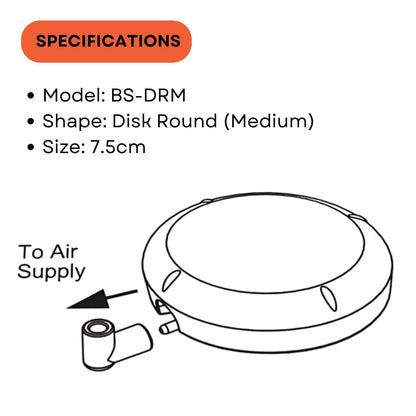 Dophin BS-DRM Air Stone for Aquarium Fish Tank | Air Stone for Aquariums | Aerates, Decorates and Water Circulation | (Original from Tunai Store)