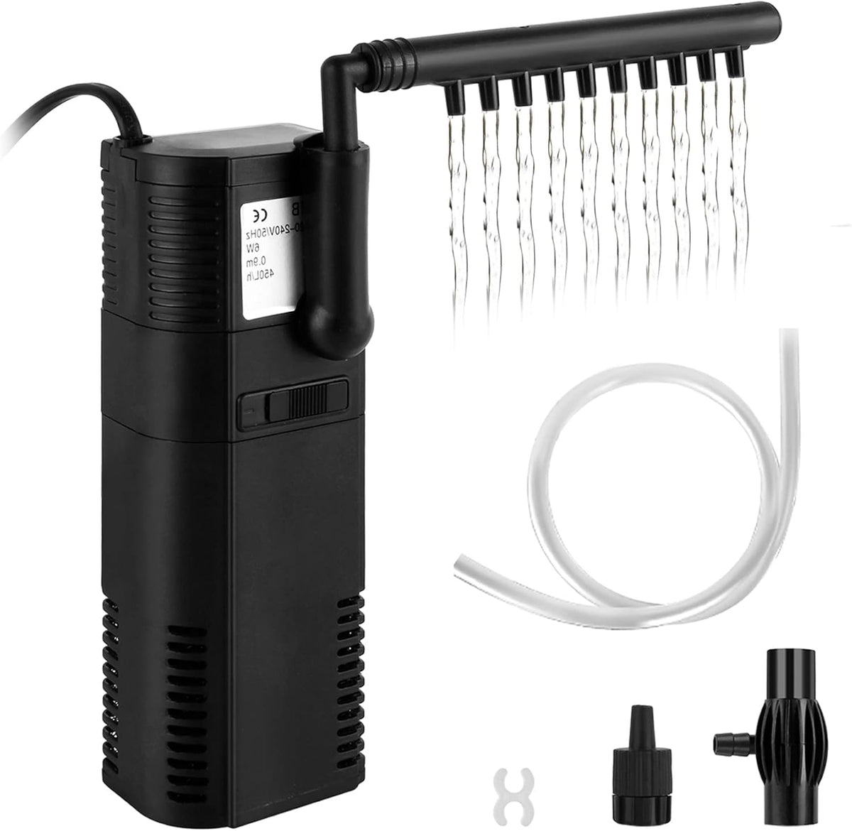 SunSun HJ-532 5W Aquarium Fish Tank Internal Filter (HJ-532 | 5W | 350L/H | Upto 2.5 Feet Tank)
