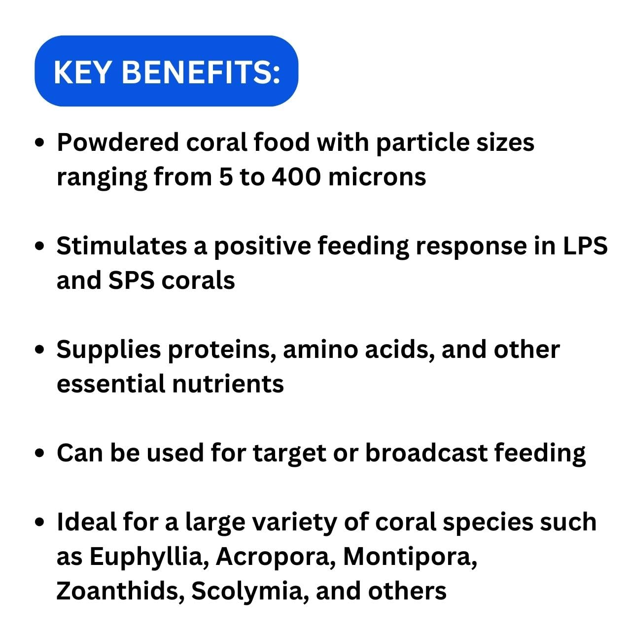 ON+ Reef Pulse Power Food for SPS/LPS Corals (Original from Tunai Store) | Food for Coral Species Such as Euphyllia, Acropora, Montipora, Zoanthids, Scolymia, and Others. (60gms, Reef Pulse)