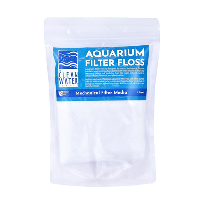 The Clean Water Series Aquarium Filter Floss | Ideal Choice for Mechanical Filtration in Aquariums (Food-Grade Nylon Mesh)
