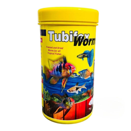 SF+ Tubifex Worms Fish Food | Freezed and Dried Worms for All Tropical Fishes | Originally from TUNAI Store (12gms, Dried Worms)
