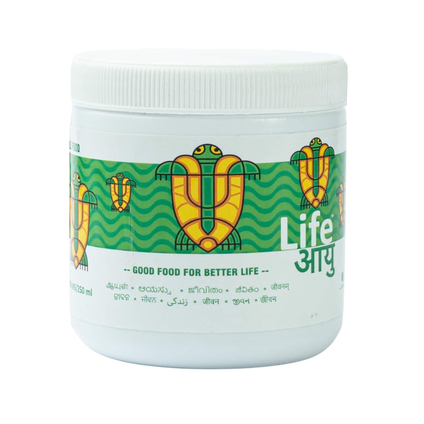Life AAYU Adult Turtle Food | Ayurvedic Diet for Strong Shell, Gut Health & Digestion | Spirulina & Calcium Enriched | (100 GMS)