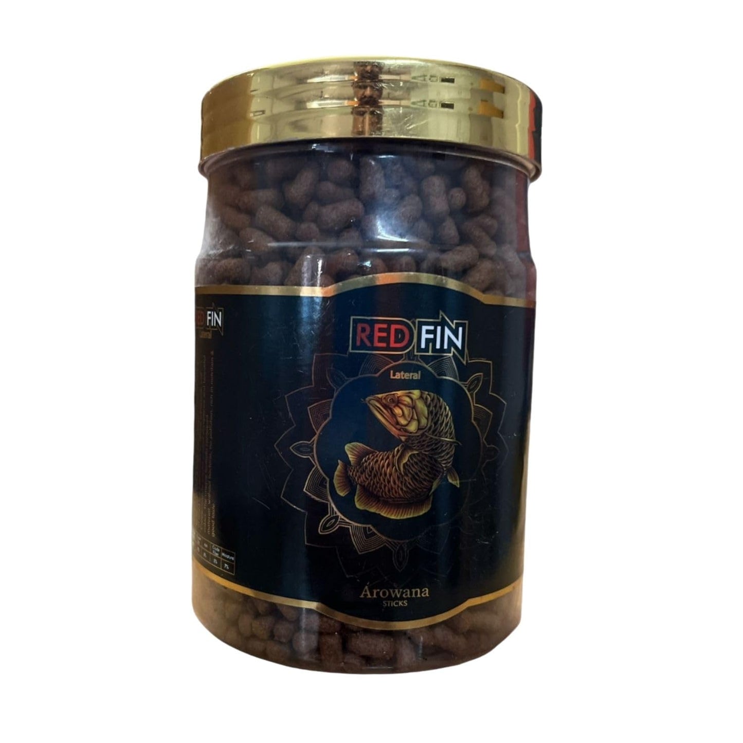 SF+ Red Fin Adult Fish Arowana Food Sticks | Supports Muscle Growth, Immune Function, and Vitality (200gms, Big Pellets)