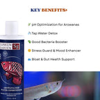 Sunken Garden Arowana Water Conditioner | for Strength, Color & Calm Behavior | Multi-Action Conditioner for Arowanas (200 ml + 30 ml)