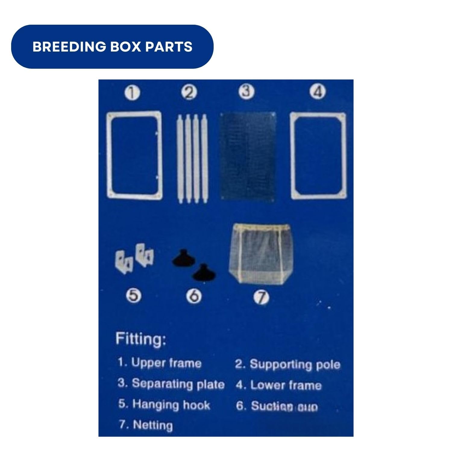 Dophin BB12 Breeding Box for Small Fish | Aquarium Isolation Box | Small Fish Aquarium Tank | (Original from Tunai Store)