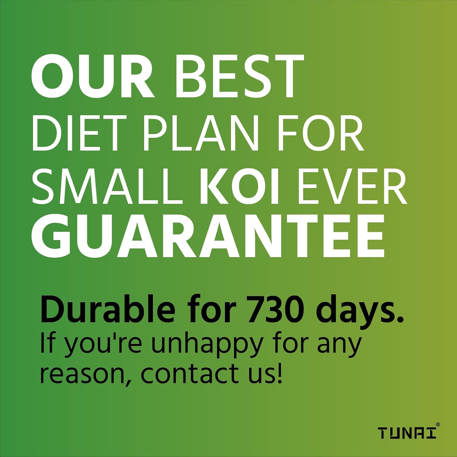 TUNAI Small Koi Fish Food | 3MM Pellets | Enriched with 51% Protein |Suitable for All Medium Sized Pond Fish, 1.5KG (3MM, 1.5Kg)