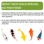 INCH-Gold Special Food for KOI Fish (5KG, Medium Pellets) - Original Imported from TUNAI Store