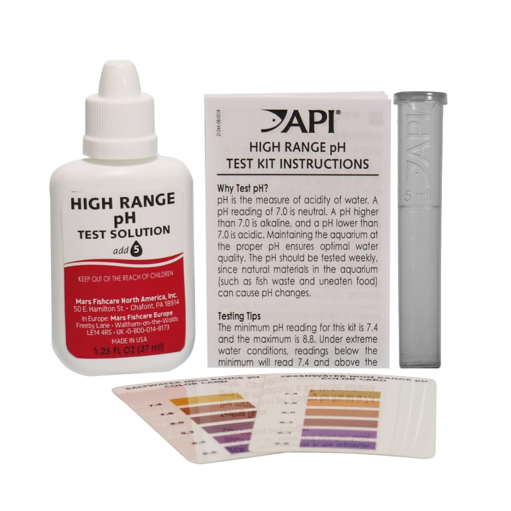 Aquarium Pharmaceuticals, Api, Mars Fishcare Api High Range Ph Test Kit for Aquariums