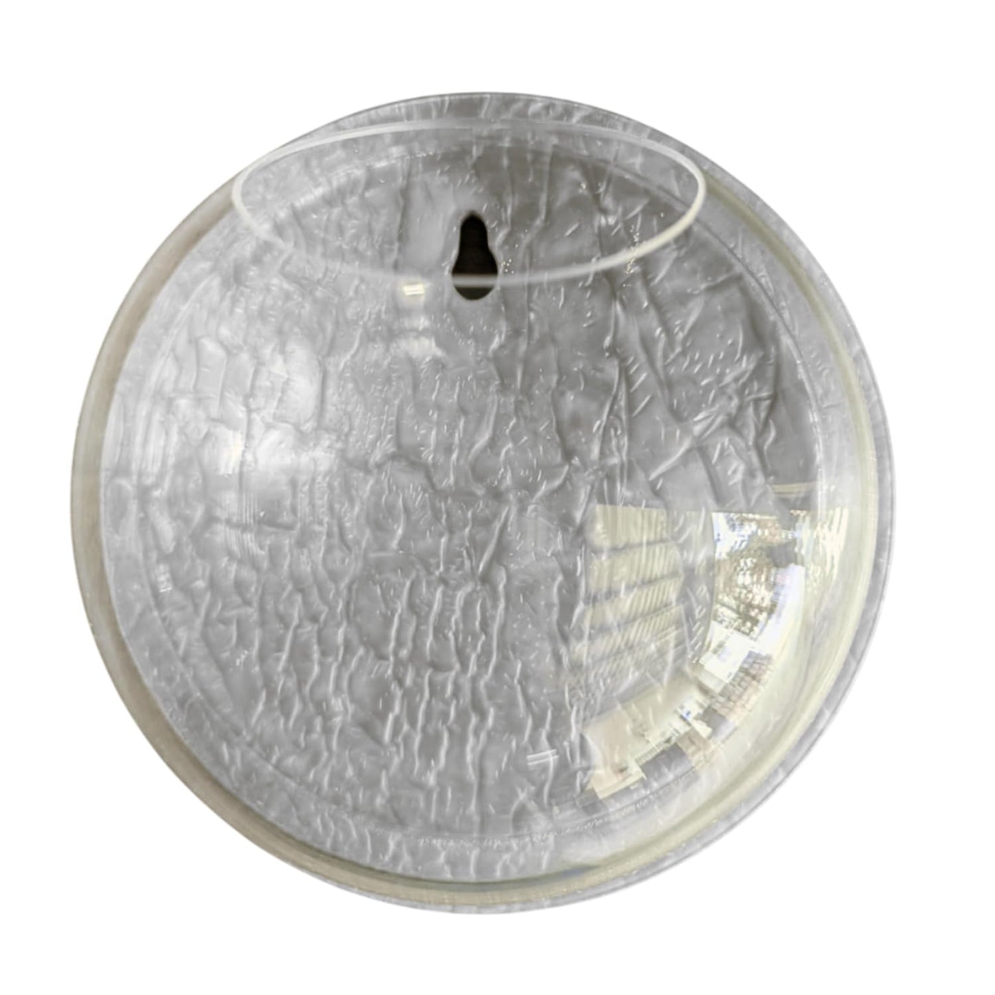 Wall Mount 6-inch Grey Round Shape Fish Bowl – Without Stand | Modern Aquarium for Home, Office & Café Décor | Compact and Space Saving Design | Elegant Fish Tank & Plant Terrarium