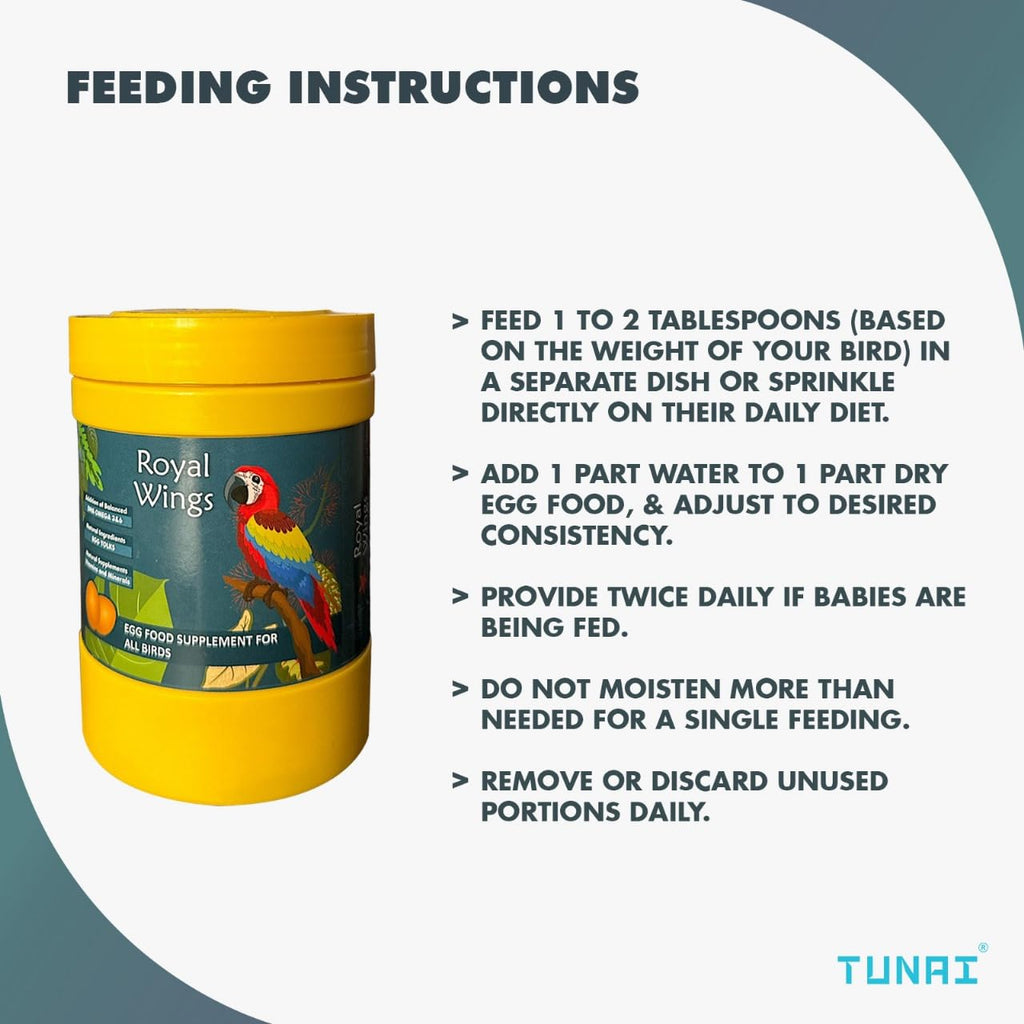 SF+ Royal Wings Egg Supplements for All Birds (Royal Wings - Egg Supplement)