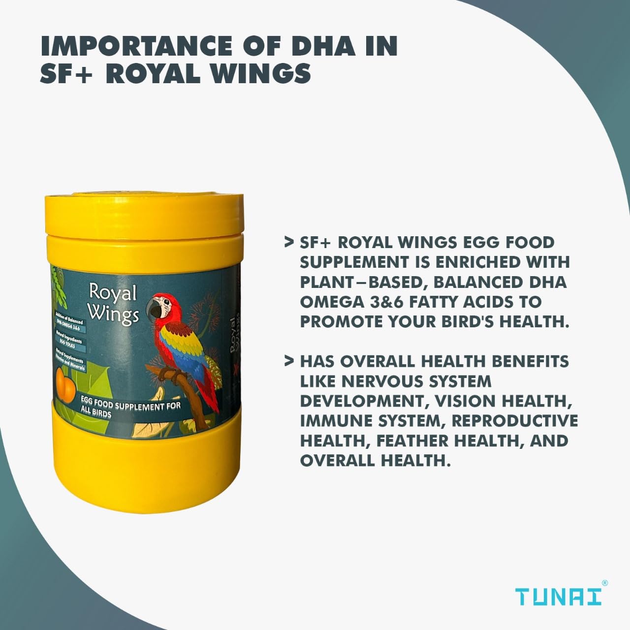 SF+ Royal Wings Egg Supplements for All Birds (Royal Wings - Egg Supplement)