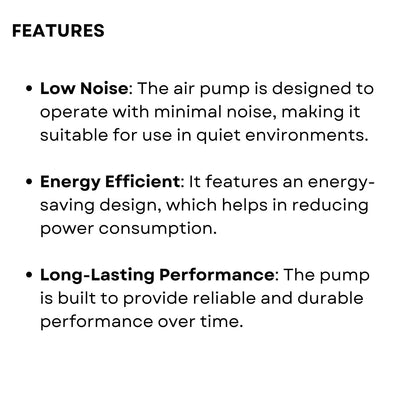 S0B0 SB-108 Aquarium Air Pump | Aquarium Accessories | Original from TUNAI Store