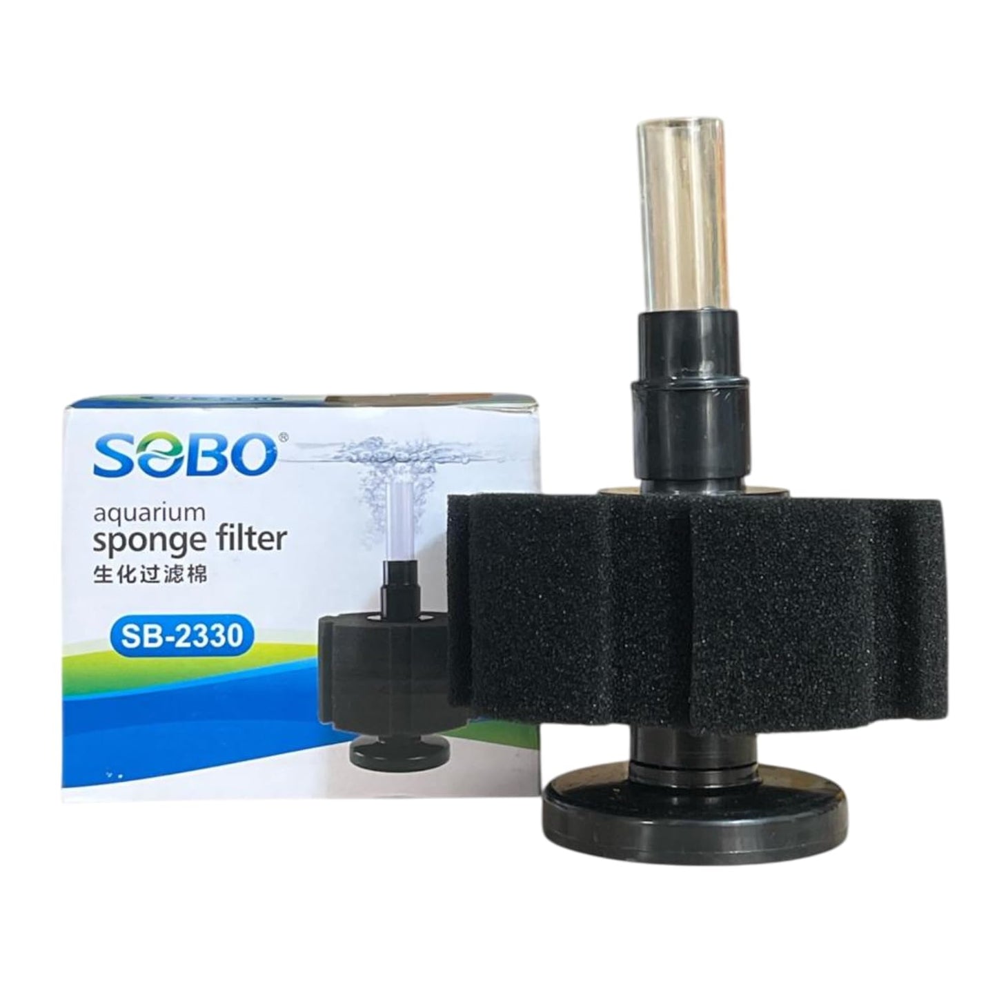 TUNAI S0B0 SB-2330 Bio Filter Sponge for Aquarium Fish Tank| Improves Water Quality & Clarity | Reusable & Washable | Mechanical & Biological Filtration | Safe for Fish & Plants
