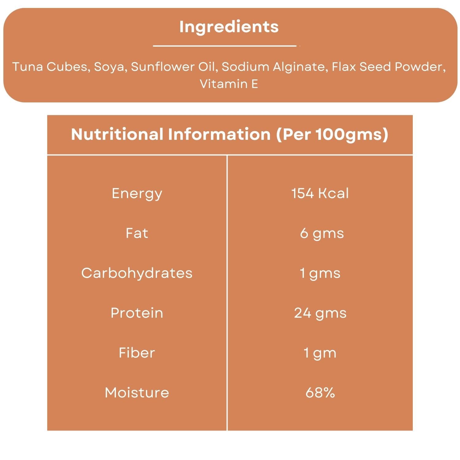 SF+ Bros Pet Dog Food | Pack of 12 | Natural Food for Dogs | Enhanced with Vitamins, Minerals and Other Nutrients (80gms, Tuna Chunks)