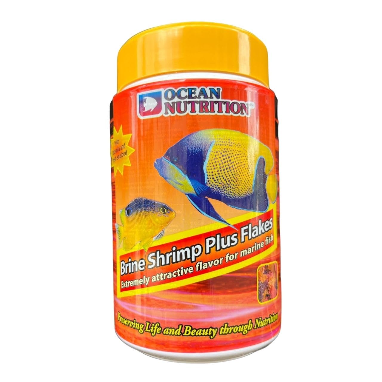 ON+ Brine Shrimp Plus Flakes Fish Food | 156 GMS | Originally from TUNAI Store (156 GMS, Shrimp)
