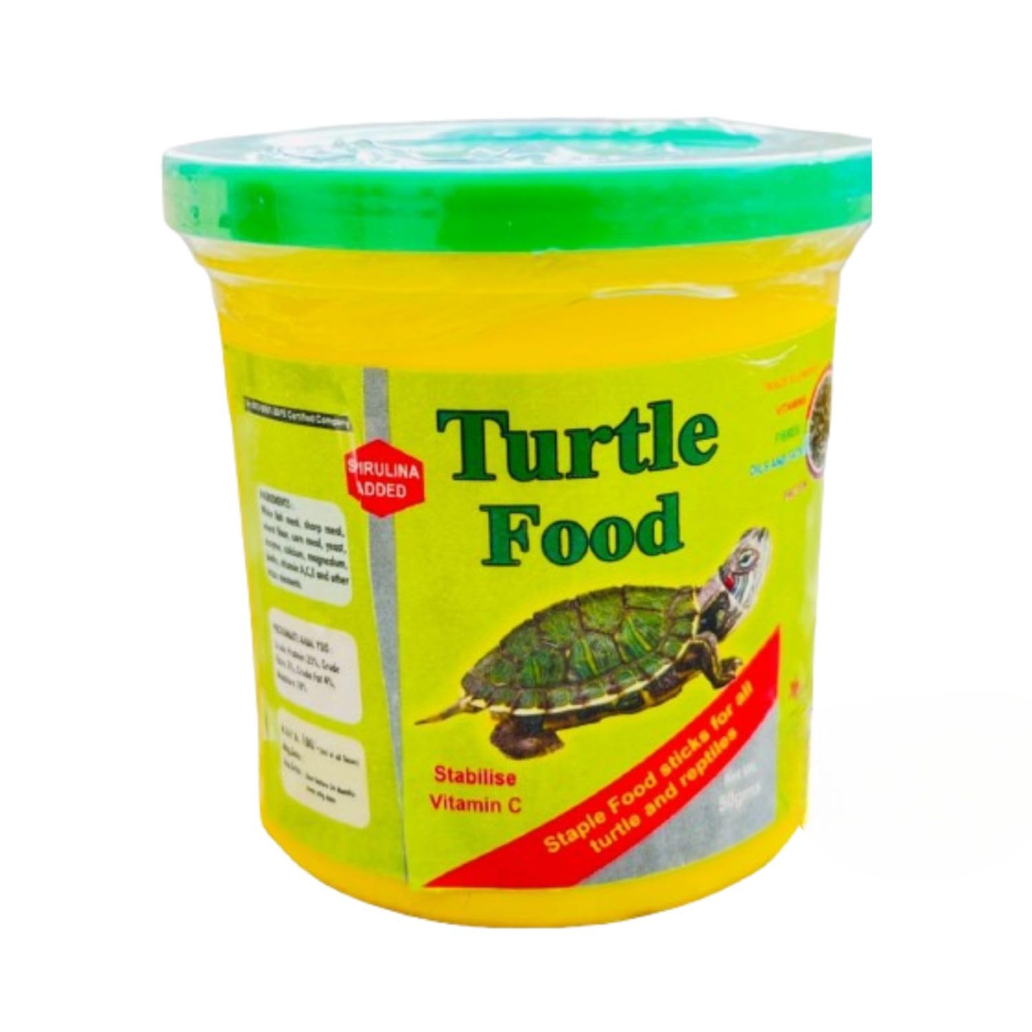 SF+ Turtle Food | Staple Food Sticks for All Turtle and Reptiles | Originally from TUNAI Store (50gms, Food Sticks)