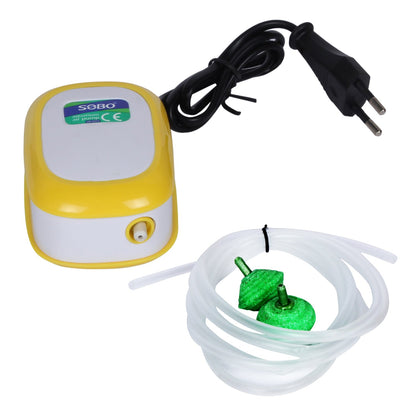 SOBO Aquarium AIR Pump with AIR Stone and AIR Tube 3 MTR. by JAINSONS