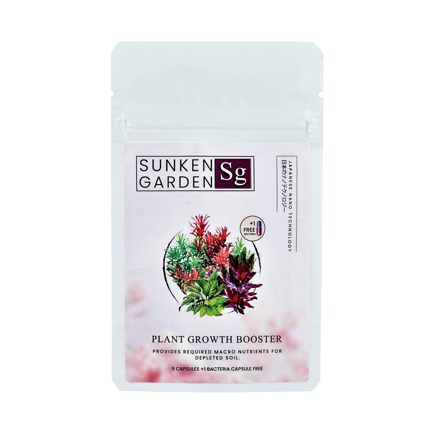 Sunken Garden Root Tabs | Restore Soil | Revive Plants | Rule Your Aquascape (6 Capsules + 1 Bacteria Capsule Free)