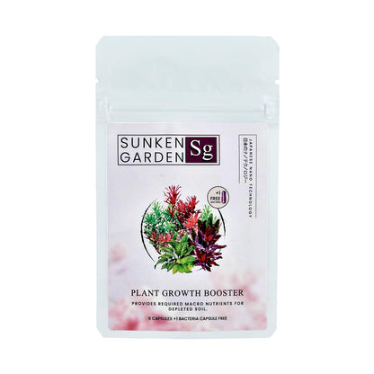 Sunken Garden Root Tabs | Restore Soil | Revive Plants | Rule Your Aquascape (6 Capsules + 1 Bacteria Capsule Free)