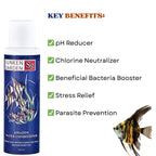 Sunken Garden Amazon Fish Water Conditioner | pH Reducer + Chlorine Neutralizer + Parasite Prevention | Made for All Amazonian Fish Such as Angels and tetras (100 ml)