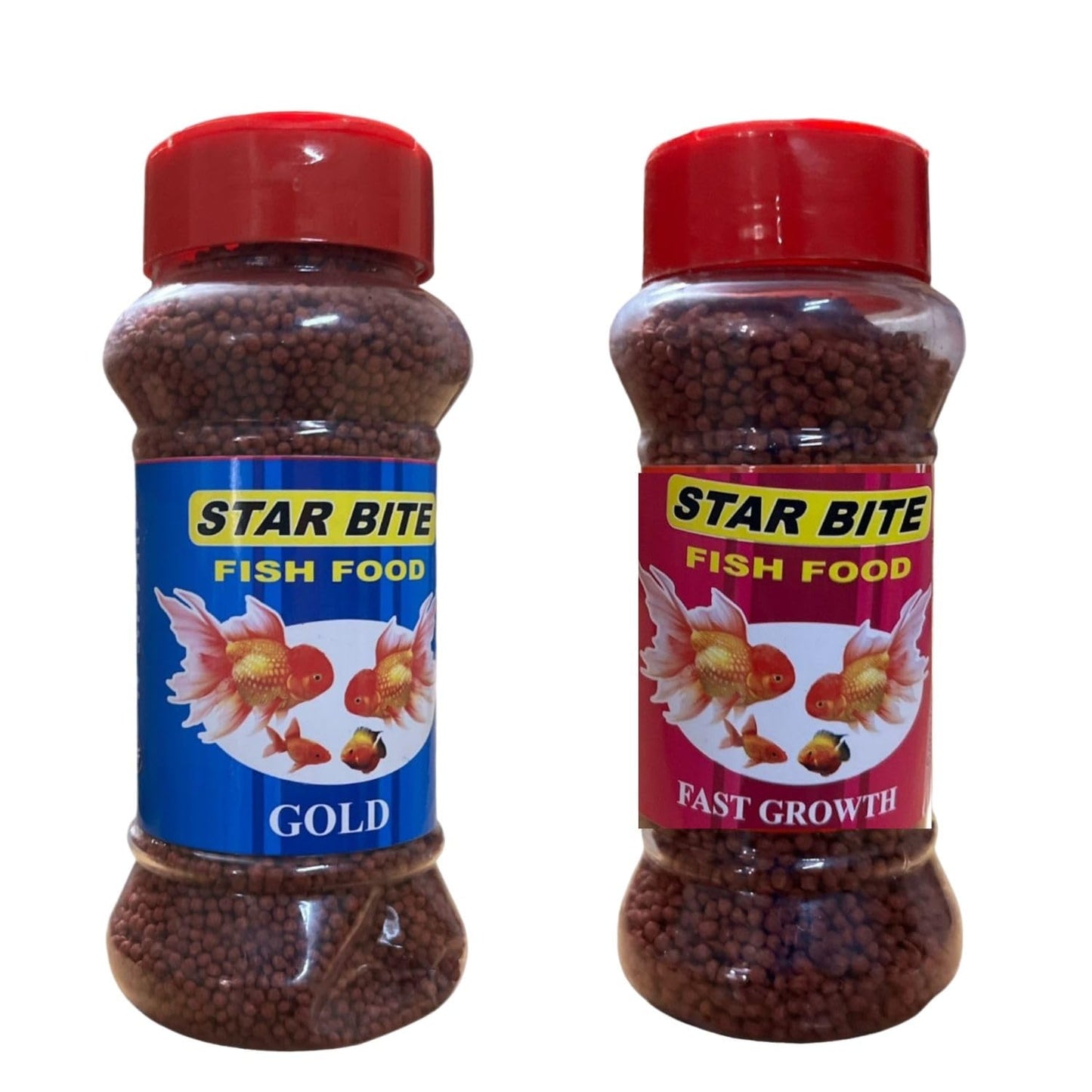 TUNAI SF+ Star Bite Gold and Fast Growth Fish Food | Combo Pack (60gms, Gold & Fast Growth), All Life Stages, Pellet