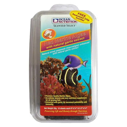 ON+ Red Marine Algae with Natural Garlic Extract Fish Food (Original from Tunai Store) Marine Algae (20gms, Red Marine Algae)