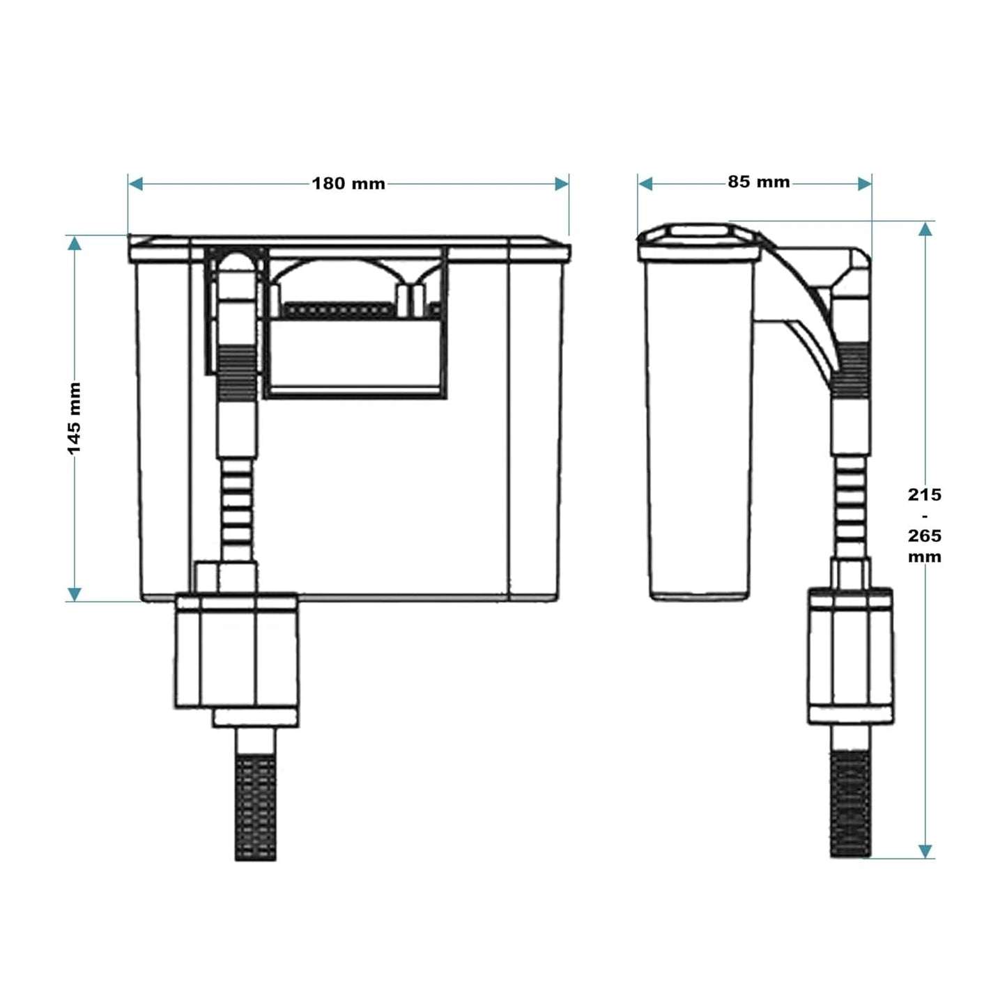 SunSun HBL-303 Tech and Toy Hang on Power Slim Filter, 1 Piece