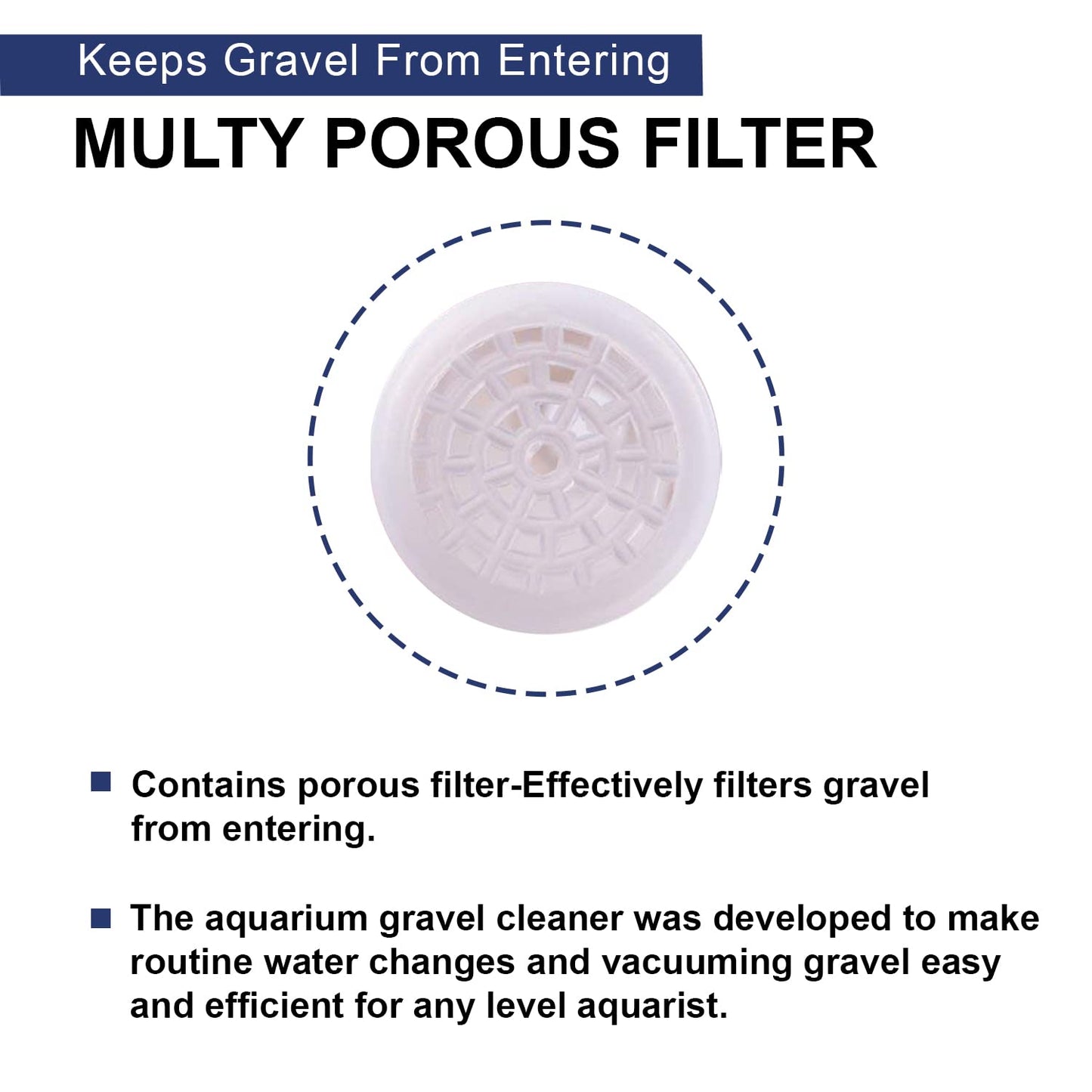 Tunai 2in1 Purpose Siphon Pump |150 Cm Long| for Draining and Cleaning The Aquarium Fish Tank Gravel, Effective Non-Electric Water Pump and Drain Cleaner for Large Fish Tank, Turtle Tank