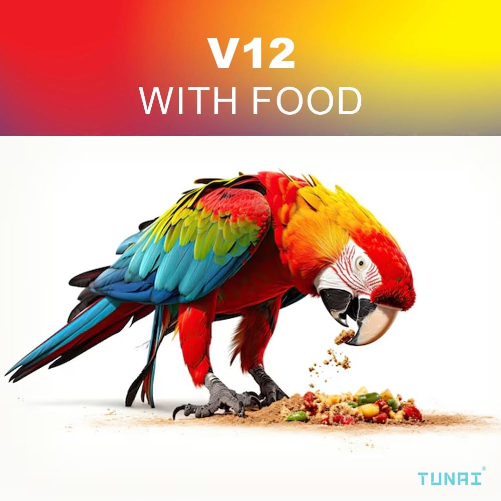 TUNAI V12 Multi Vitamin Booster for All Caged Birds (250g, V12)