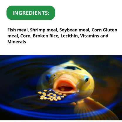 Optimum HI-PRO Staple Specialist's Koi Fish Food (Original from TUNAI Store), Medium Pellet, 1.5 Kg (1.5Kg, Medium Pellets)