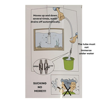 Dophin MC-120 Gravel Cleaner for Aquarium Fish Tank | Unique Design with Tap Control Siphon | Suitable for Various Size Aquariums | No Electricity Power Required | (Original from Tunai Store)