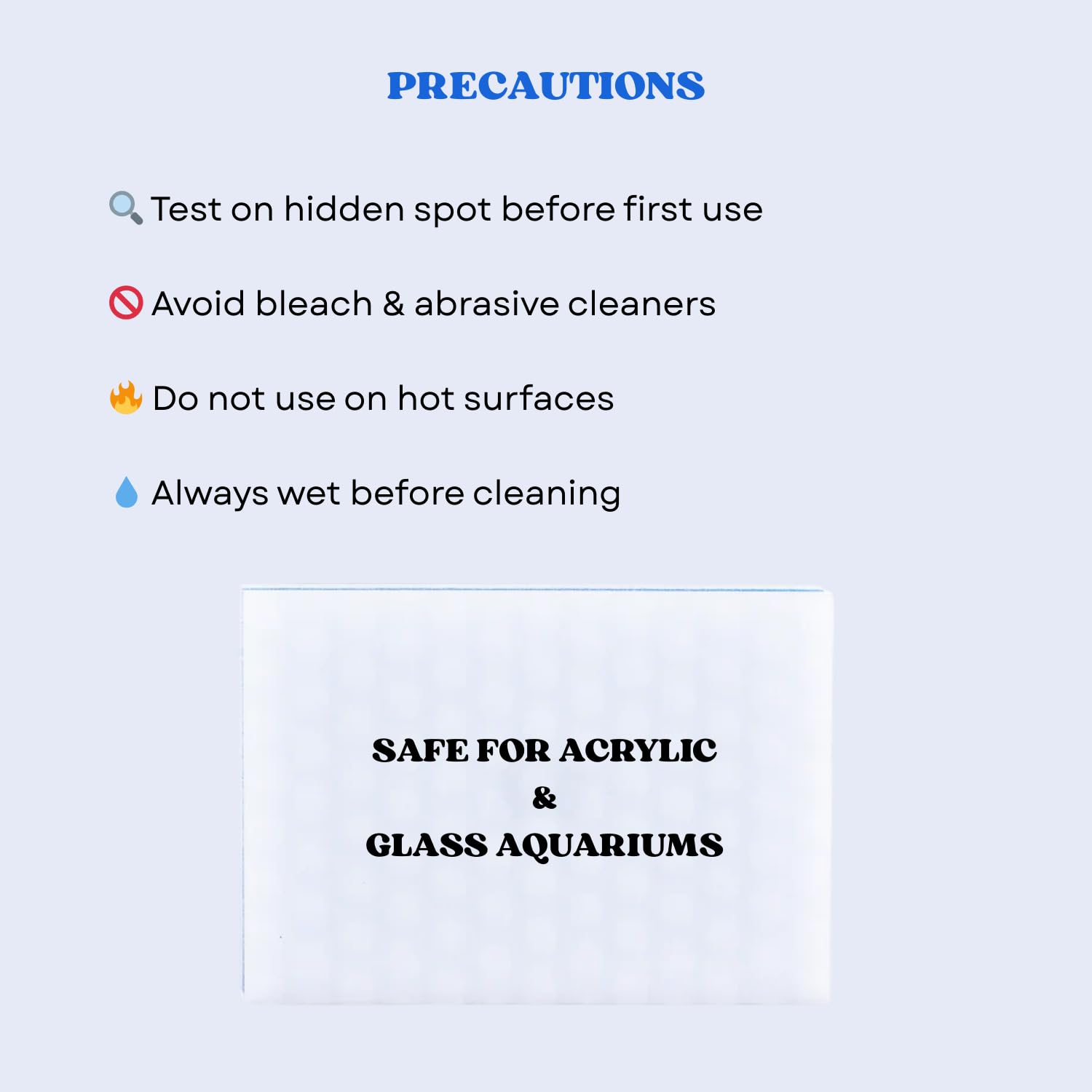 The Scape Right Series MAYA Double Dotted Algae Cleaning Pads | Premium-Grade Aquarium Glass Cleaner (1 Pad)