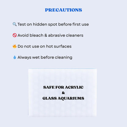 The Scape Right Series MAYA Double Dotted Algae Cleaning Pads | Premium-Grade Aquarium Glass Cleaner (1 Pad)