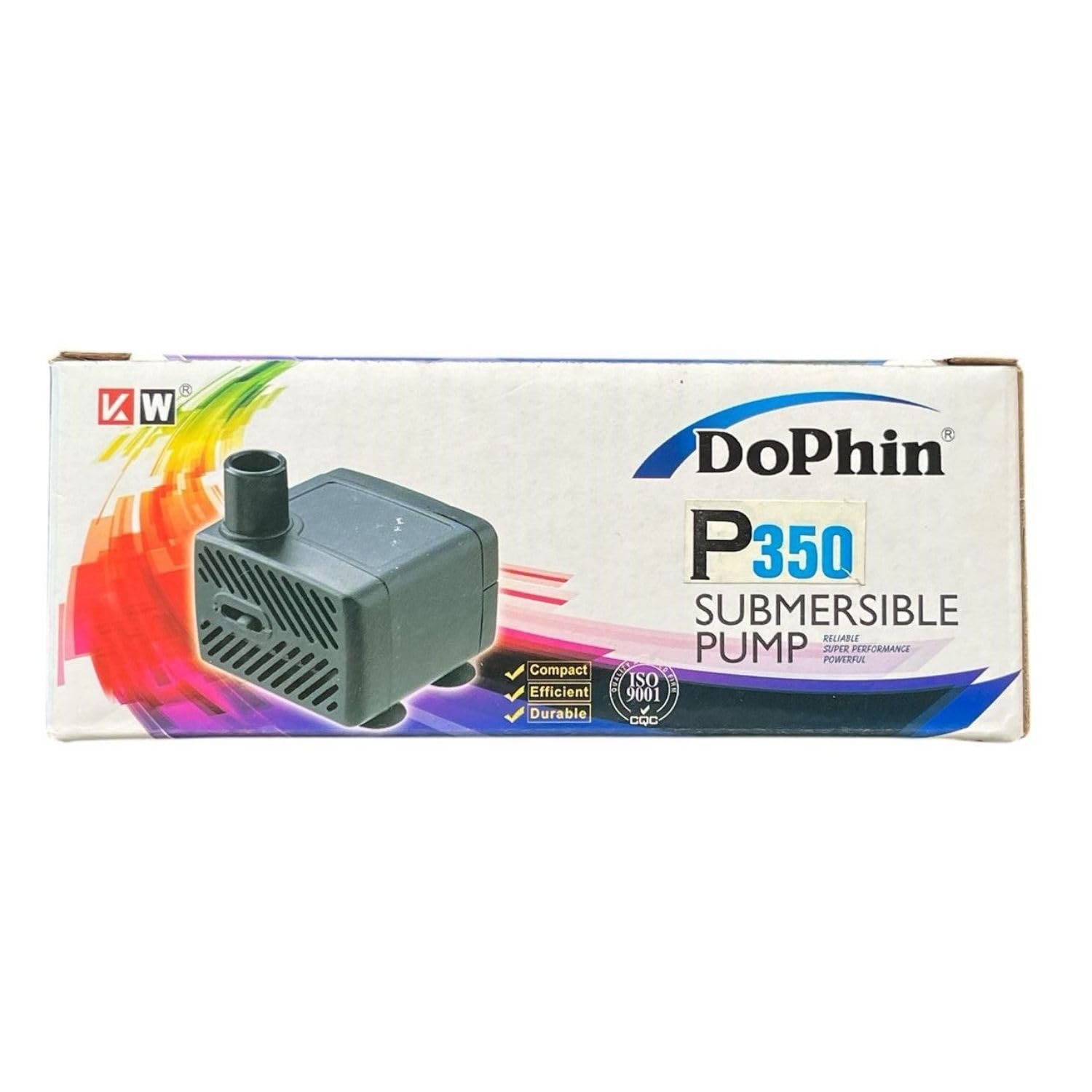 Dophin P350 Submersible Small Pump for Aquarium Fish Tank Fountain | Compact, Reliable and Durable | Output: 350/320L/H | Suitable for Tank Size 80L | (Original from Tunai Store)