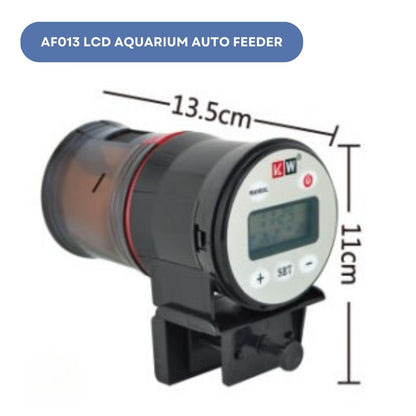 Dophin AF013 LCD Aquarium Auto Feeder | Battery Operated | Suitable for Food Pellets and Flakes | (Original from Tunai Store)