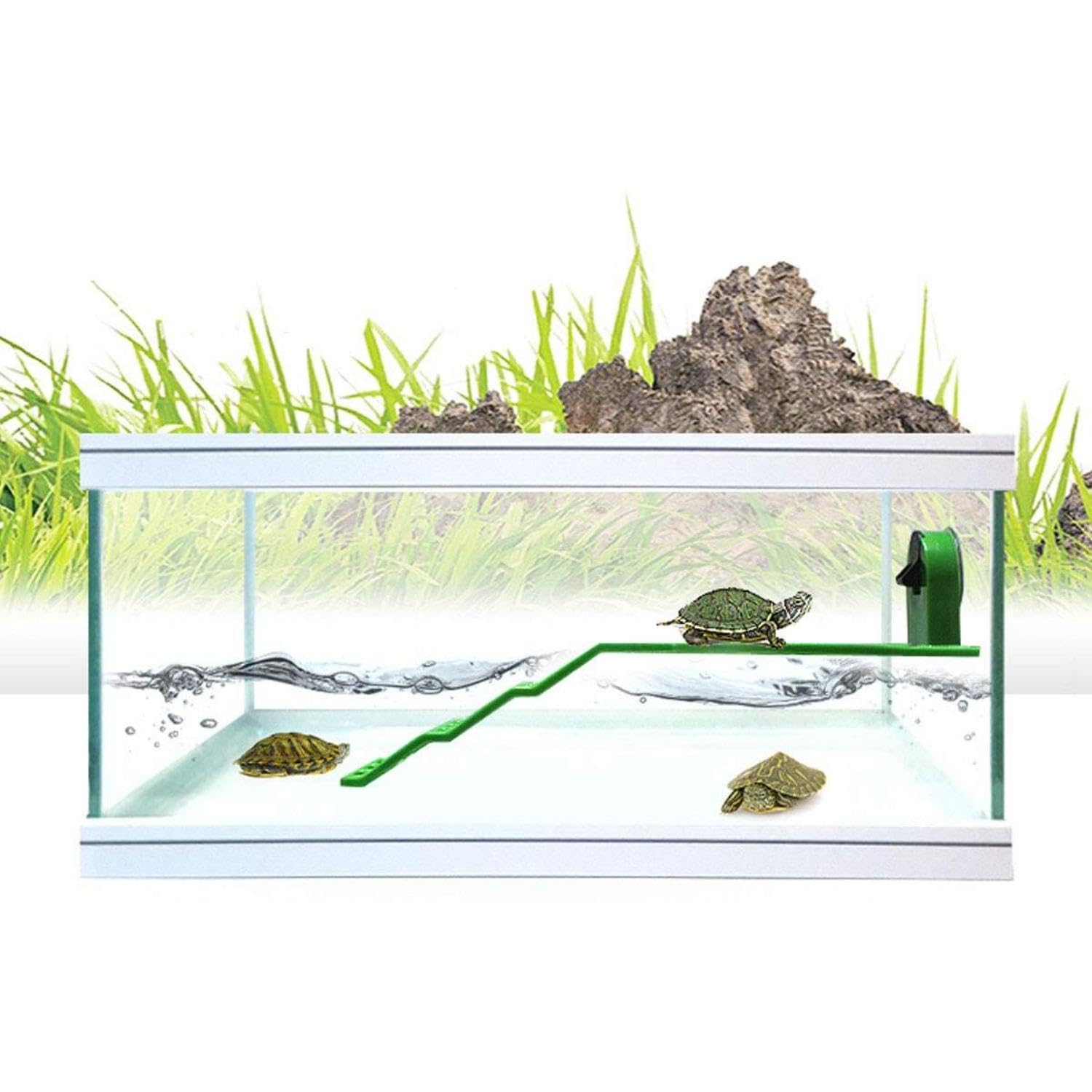 TUNAI DoPhin TL40 Plastic Turtle Ladder | Basking Platform Table | Aquarium Decor Store
