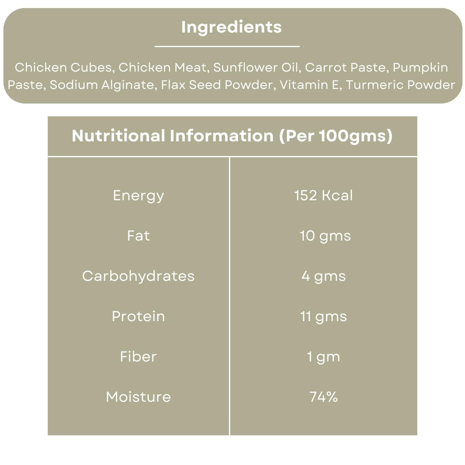 SF+ Bros Pet Dog Food | Pack of 12 | Natural Food for Dogs | Enhanced with Vitamins, Minerals and Other Nutrients (80gms, Chicken & Veg)
