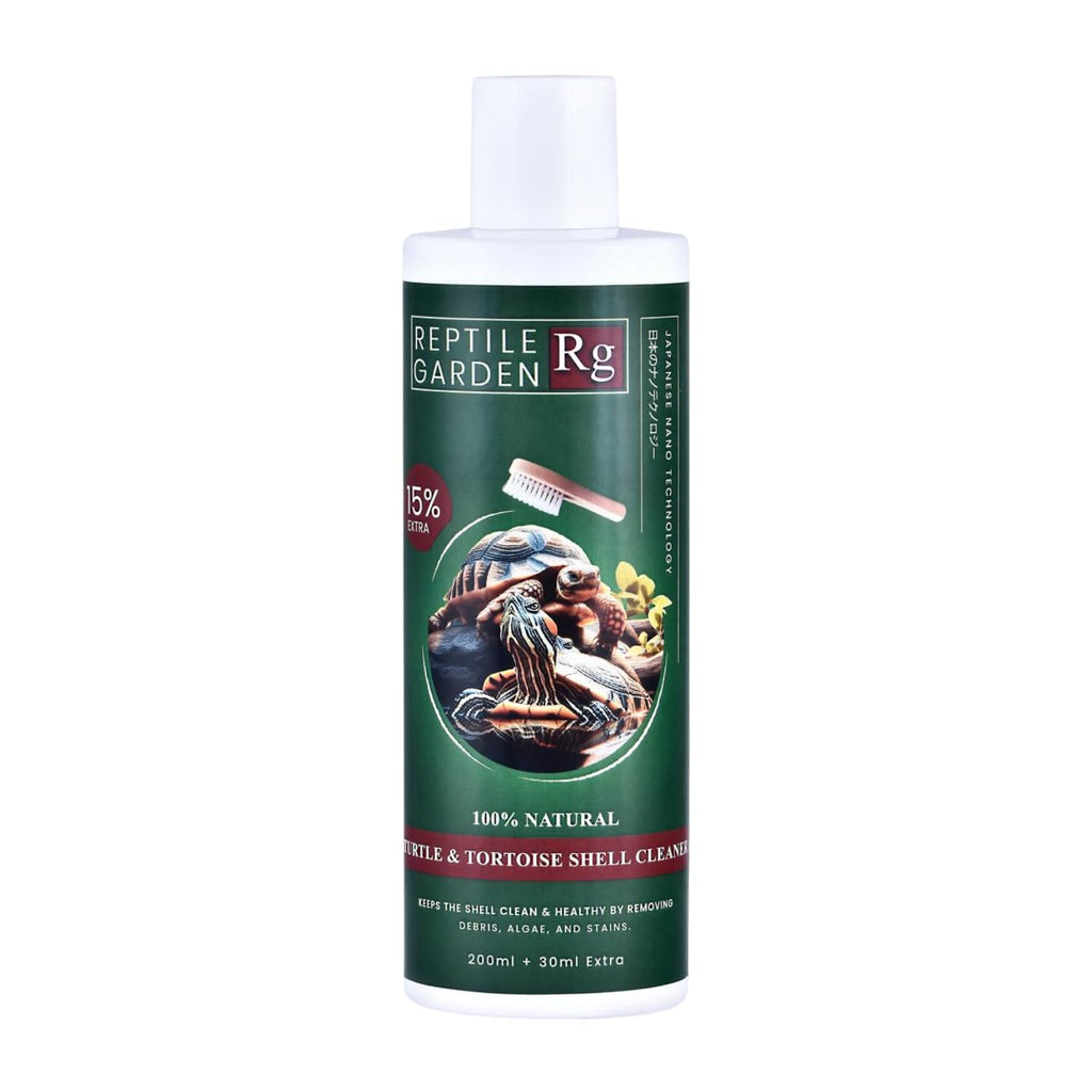 Reptile Garden Turtle & Tortoise Shell Cleaner | Aloe Vera Infused Reptile Shell Care Spray (200 ml + 30 ml)