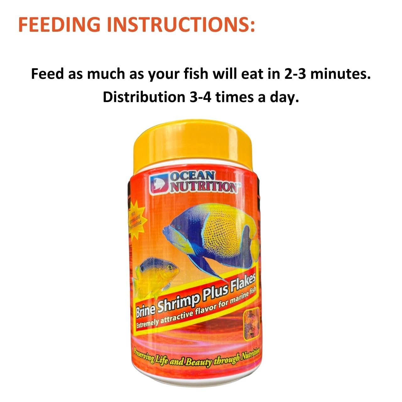 ON+ Brine Shrimp Plus Flakes Fish Food | 156 GMS | Originally from TUNAI Store (156 GMS, Shrimp)