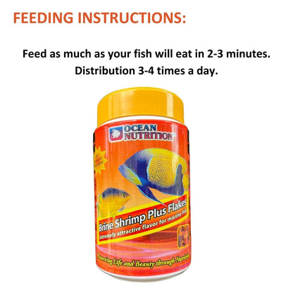 ON+ Brine Shrimp Plus Flakes Fish Food | 156 GMS | Originally from TUNAI Store (156 GMS, Shrimp)