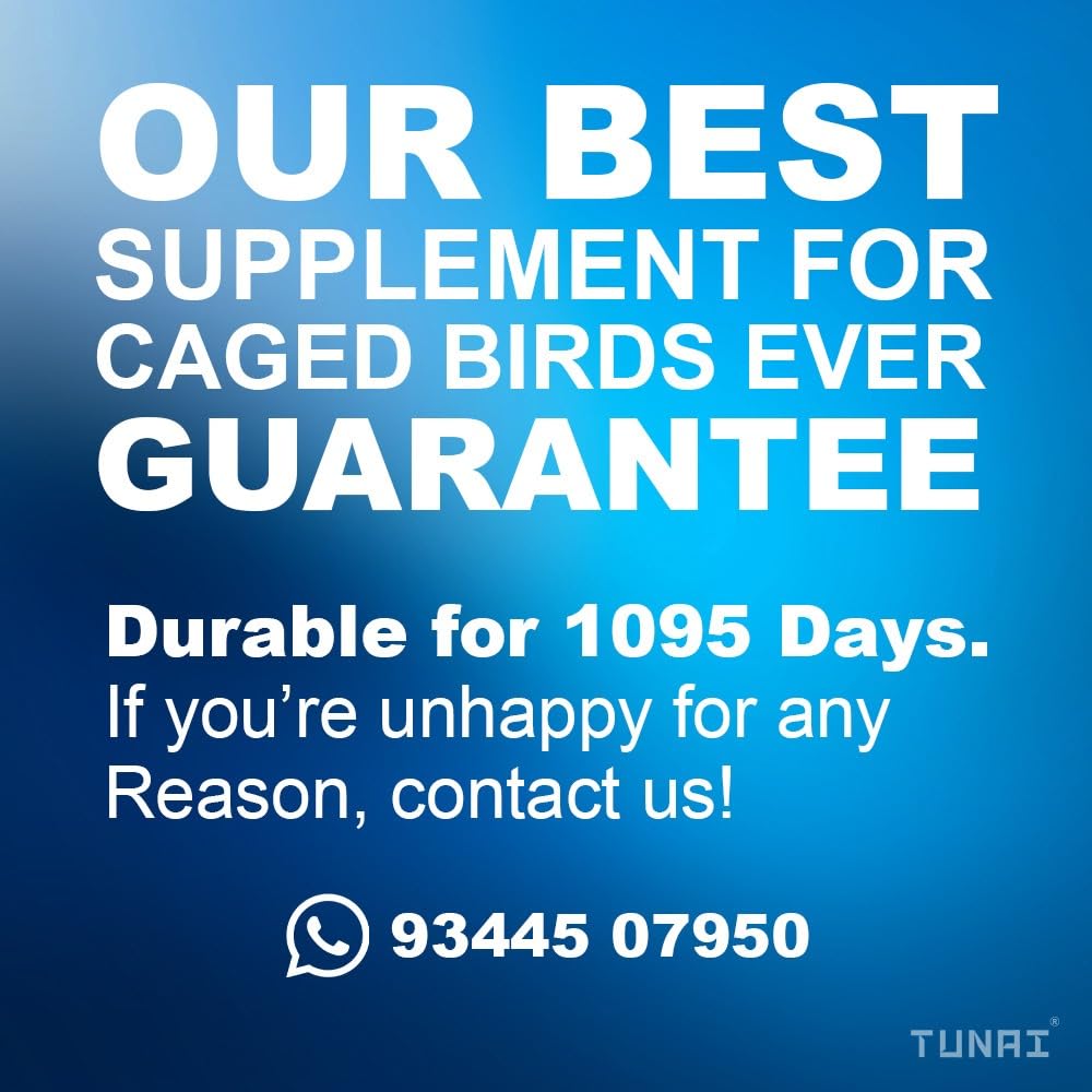 TUNAI Calcium Rich Booster Food for All Caged Birds (250g, CA310)