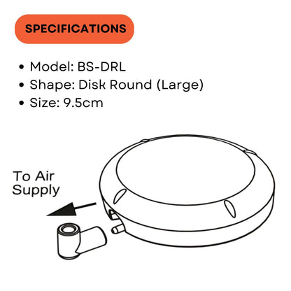 Dophin BS-DRL Air Stone for Aquarium Fish Tank | Air Stone for Aquariums | Aerates, Decorates and Water Circulation| (Original from Tunai Store)