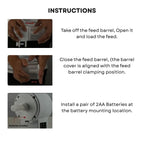S0B0 DA-08 Timed Auto Feeder for Aquarium Fish Tank | Suitable for Food Flakes and Granules | Auto Feeding Every 9/12/24 Hours | Original from Tunai Store