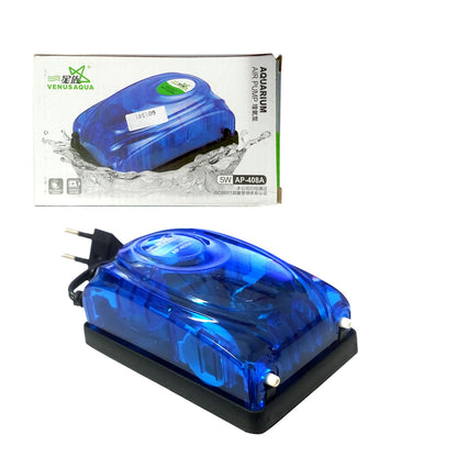VENUS AQUA Aquarium Air Pump Ap-408A, 4 L/min