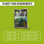 ANUBIAS Japanese Black Soil Substrate for Aquarium (Original Imported from Tunai Store) Perfect for Both Plants, Fish, & Shrimps. Paludarium & Tropical Terrarium (Black Soil, 3L)