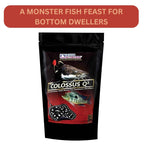 ON+ Colossus Q2 Sinking Protein Sticks Fish Food (Original from Tunai Store) | A Monster Fish Feast for Plecotomus, Cory Cat Fish, Loaches, Freshwater Stingrays (200gms, Sinking Pellets)