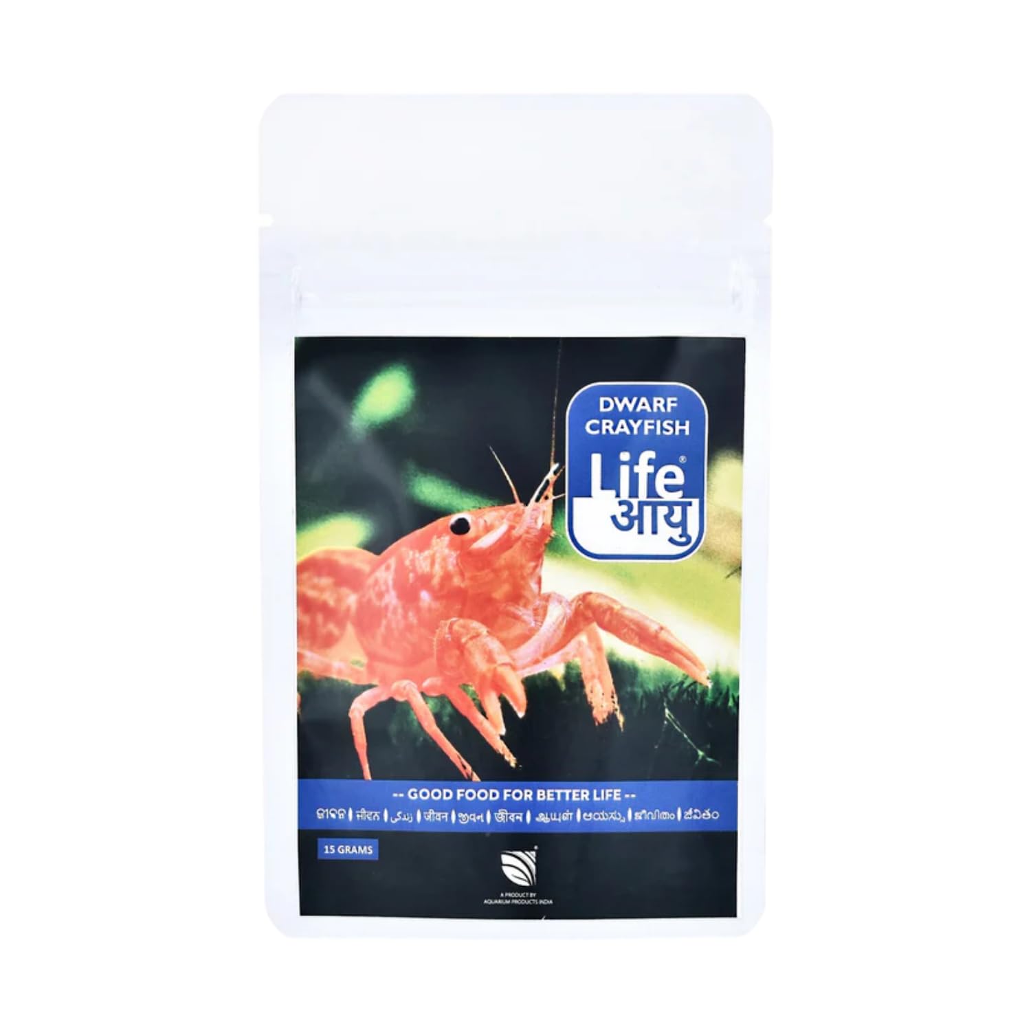 Life AAYU Dwarf Crayfish Orange Food | Breeding, Molting & Growth Booster | Handmade Ayurvedic Formula (15 GMS)